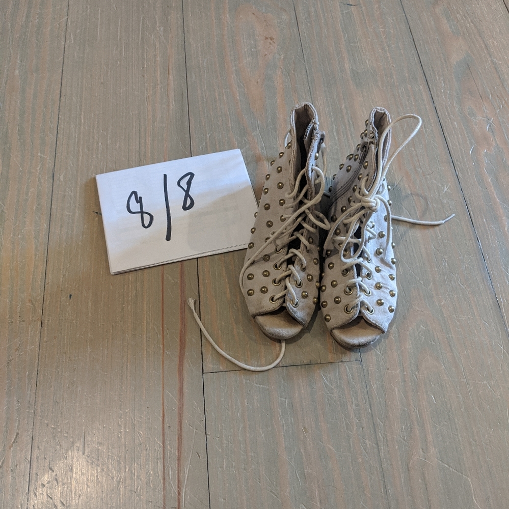 Joyfolie  Lace Up Sandals